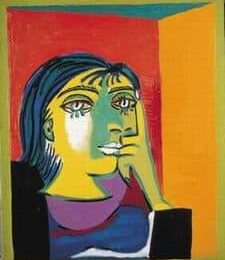 Peinture Picasso portrait femme