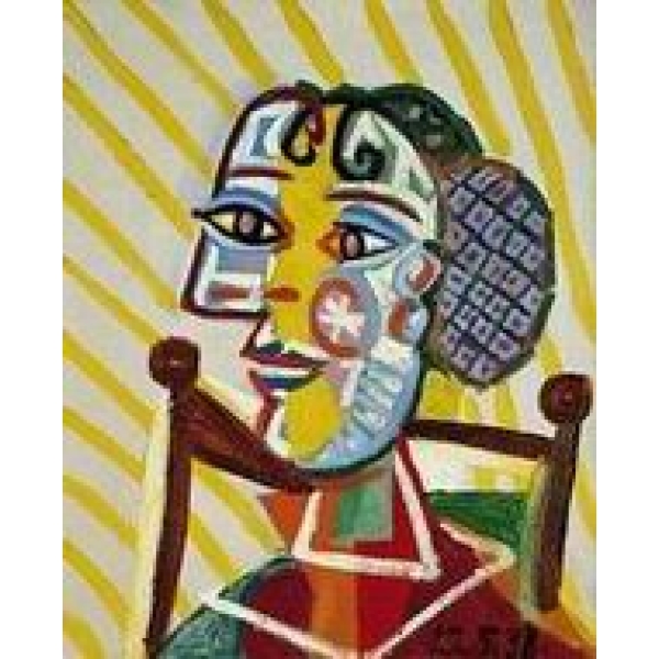 Tableau cubiste moderne Picasso Absb0291 1369663578
