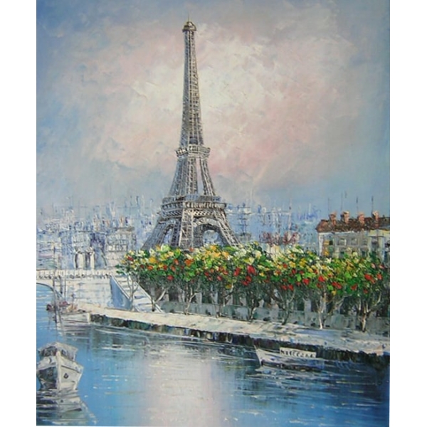 Tableau peinture Paris tour Eiffel HS0180 1354114224