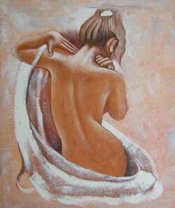Peinture dos de femme nue HS0339 1340624857