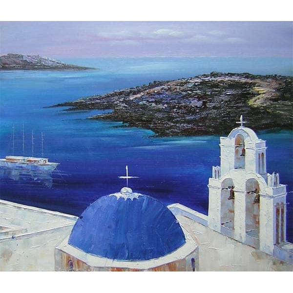 Peinture méditerranée Grèce HS0786 1341494811