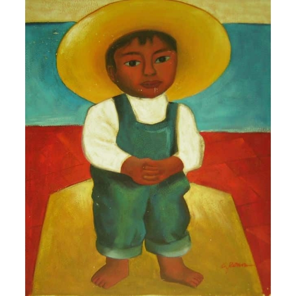 Peinture enfant Mexicain HS1181 1371222362