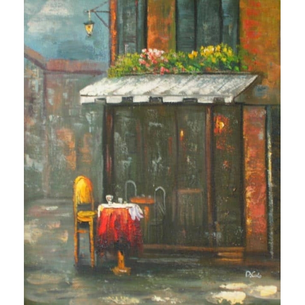 Peinture terrasse de café HS2764 1347625259