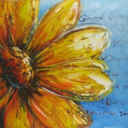Tableau marguerite jaune