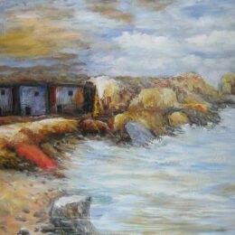 Peinture maisons de pecheurs