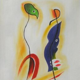 Tableau design vague de lumière