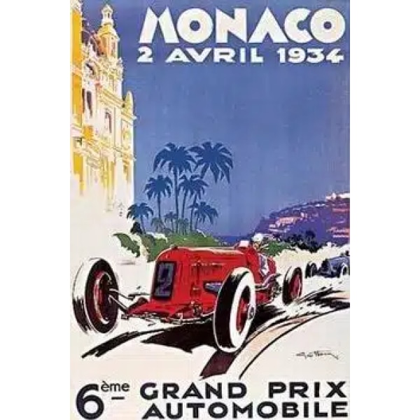 Peinture vintage Grand prix Monaco IMG 001 1 1