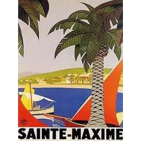 Peinture vintage Sainte Maxime IMG 001 10