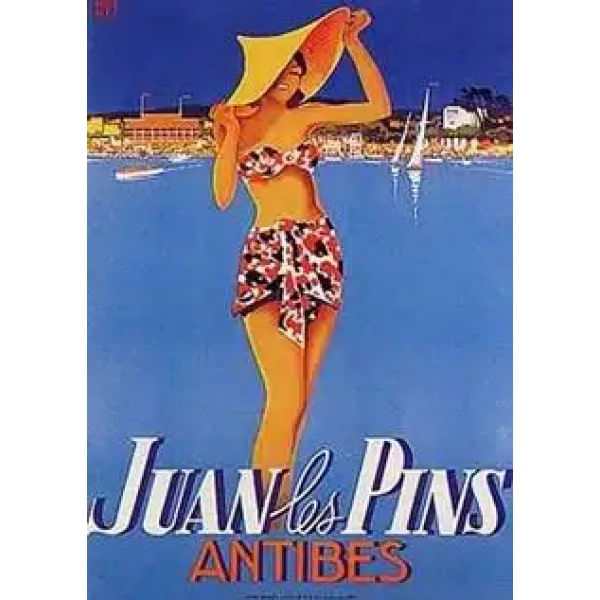 Peinture vintage Antibes Juan les Pins IMG 003 1