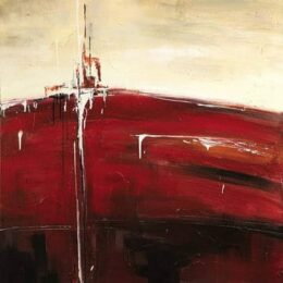 Tableau abstrait carré