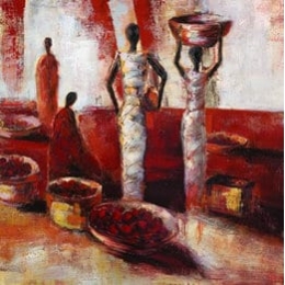 Tableau femmes africaines