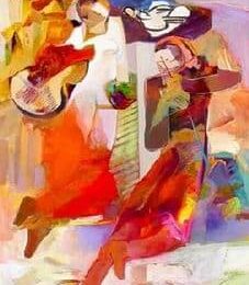Peinture musique en couleurs