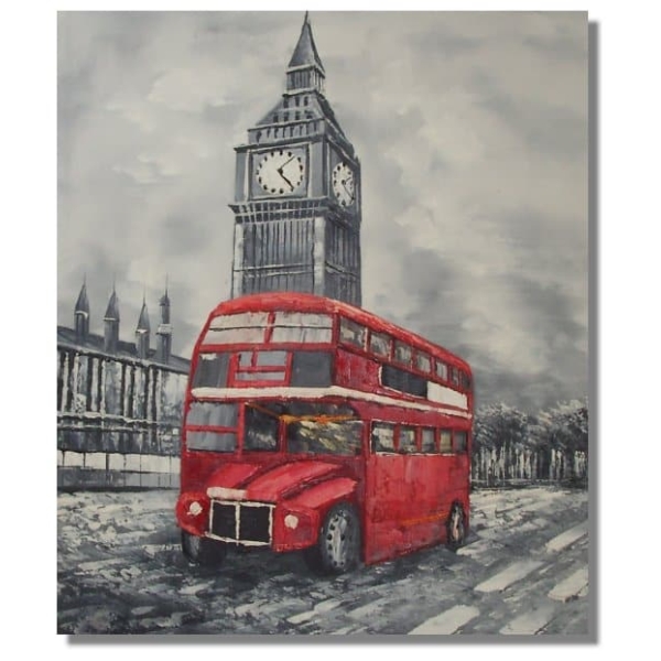 Peinture Londres bus londonien rouge PST1041 1394618796