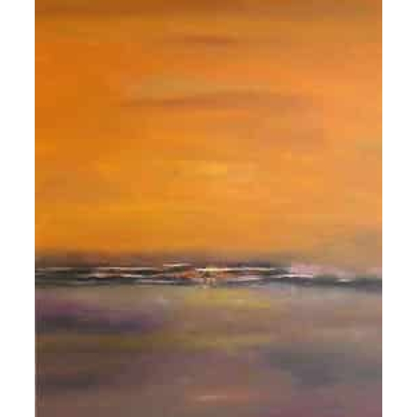 Peinture abstraite orange grise PST1835 1400746504