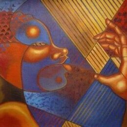 Peinture symbolique Afrique