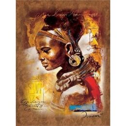Peinture portrait de femme africaine