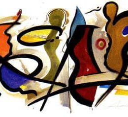 Tableau design touche brillante