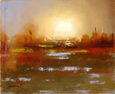 Tableau peinture marron rouge Tableau peinture marron rouge