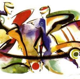 Tableau design contemporain