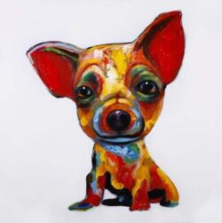 Tableau moderne pop art chihuahua PST5002 1410417301