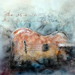 Peinture guitare moderne