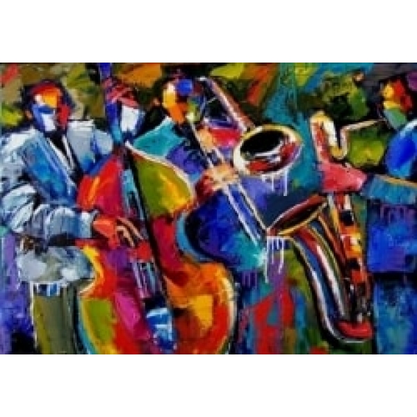Concert de jazz peinture musique 6500FC6500PA 1