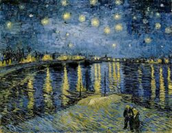 Peinture Van Gogh Nuit Etoilée peinture van gogh la plaine de crau fc9540 1
