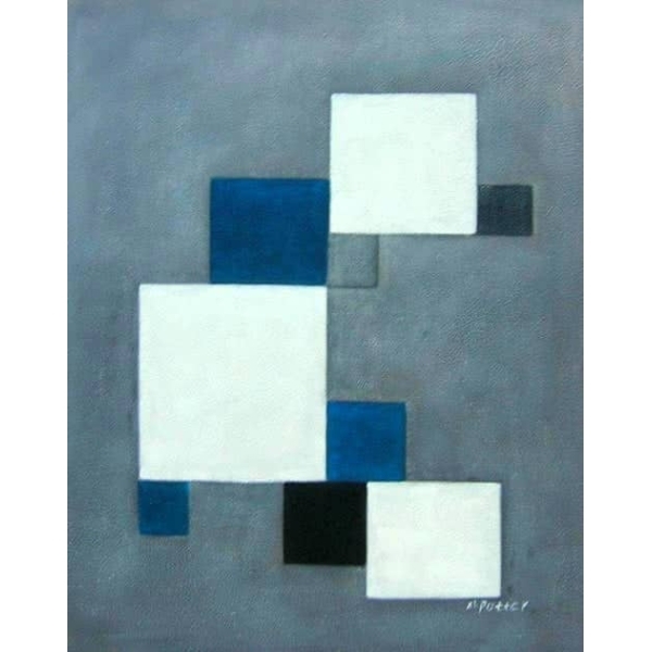 Peinture abstraite gris bleu IMG 001 119