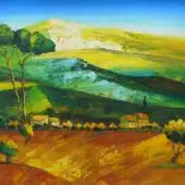 Tableau paysage de provence Tableau paysage de provence – Image 3