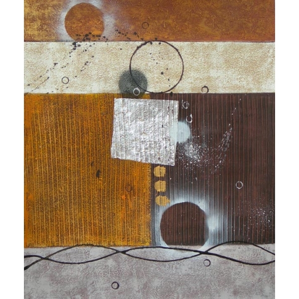 Peinture abstraite marron gris beige IMG 001 80