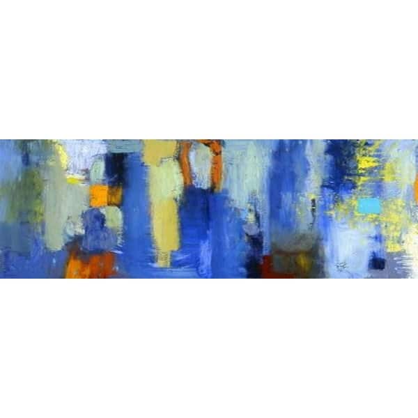 Tableau panoramique bleu abstrait Tableau panoramique bleu abstrait – Image 3