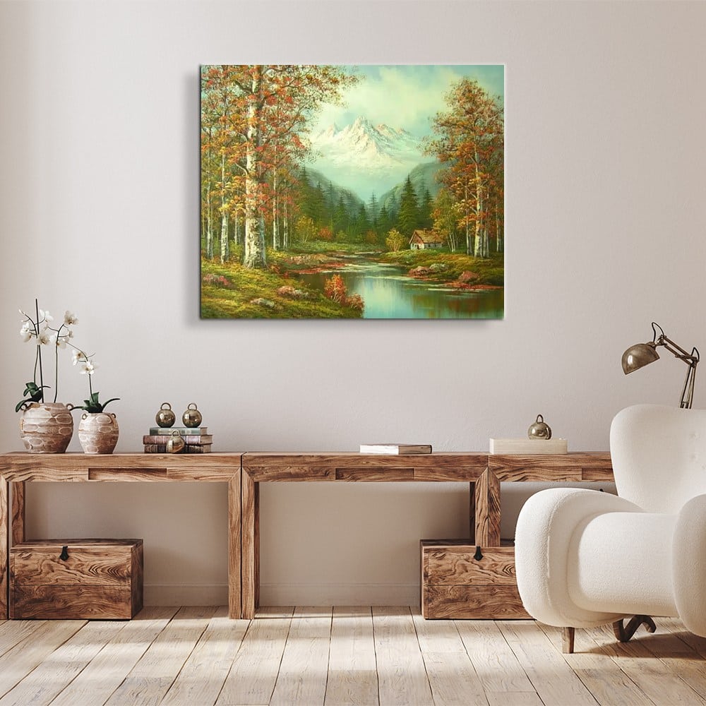 Tableau montagne automne Tableau montagne automne – Image 2