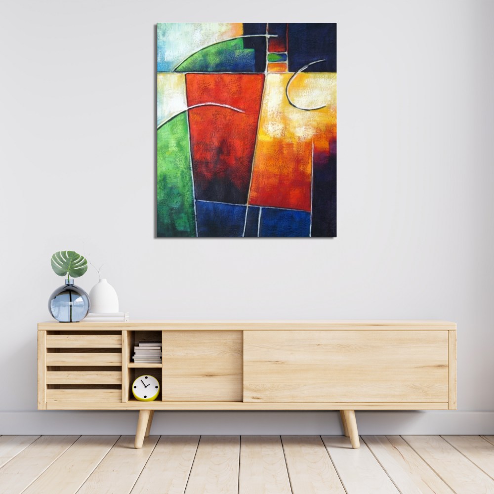 Peinture abstraite cubisme Peinture abstraite cubisme – Image 2