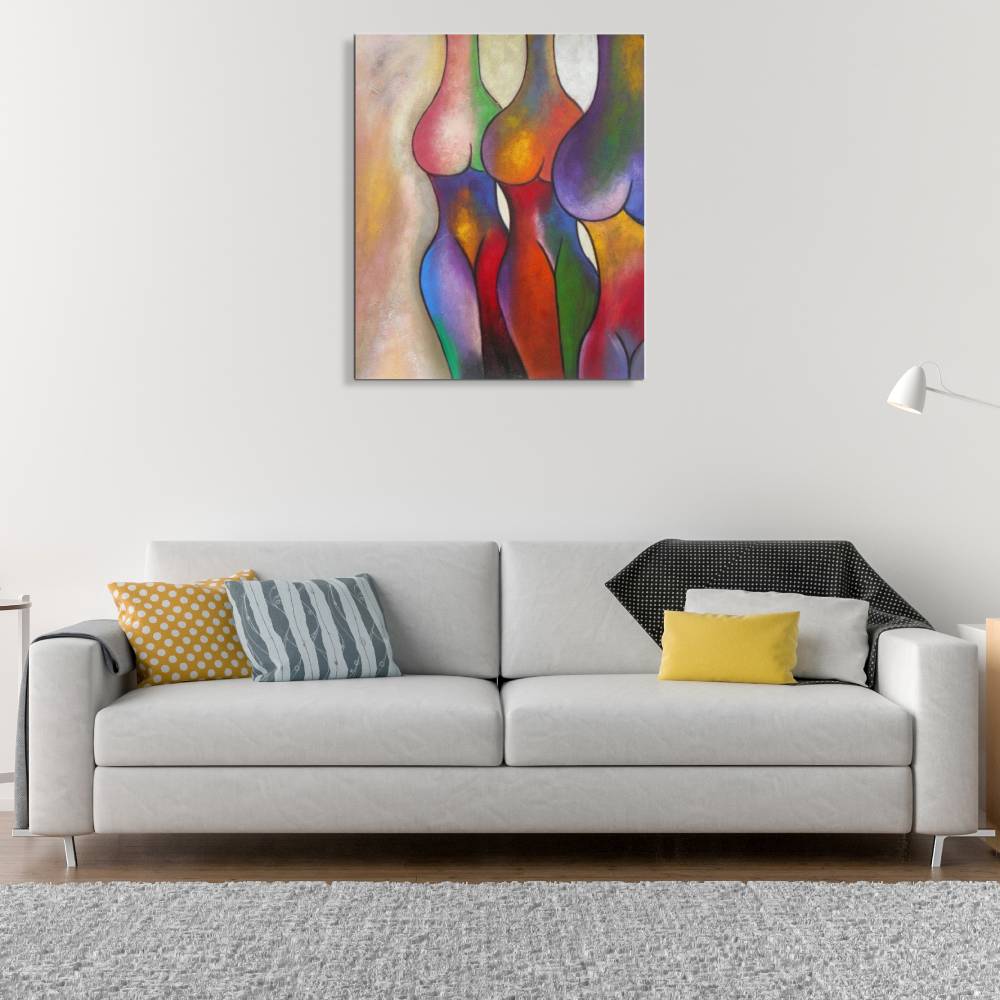 Peinture moderne éxpressionniste nue Peinture moderne éxpressionniste nue