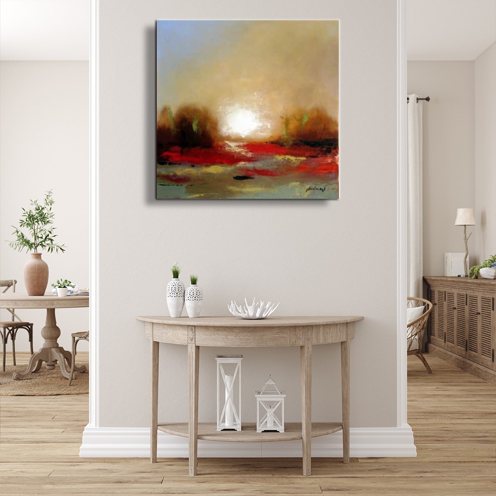 Toile carré beige marron TOILE CARRÉ BEIGE MARRON, BONNE QUALITÉ ET TRÈS ORIGINAL ACCROCHE SUR UN MUR DANS UN SALON