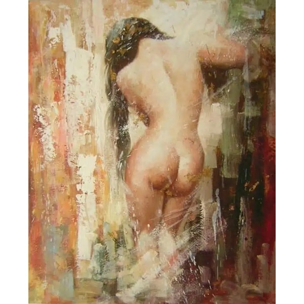 Peinture femme nue vue de dos IMG 003 2023 femmenue