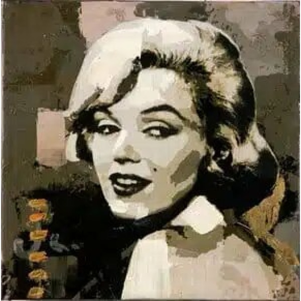 Tableau de Marilyn Monroe dans un style sépia
