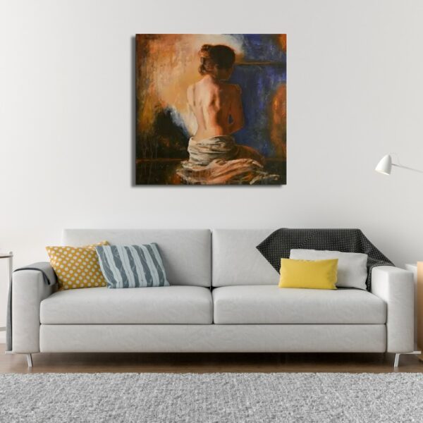 Peinture femme brune nue vue de dos shutterstock 546707386 2 2